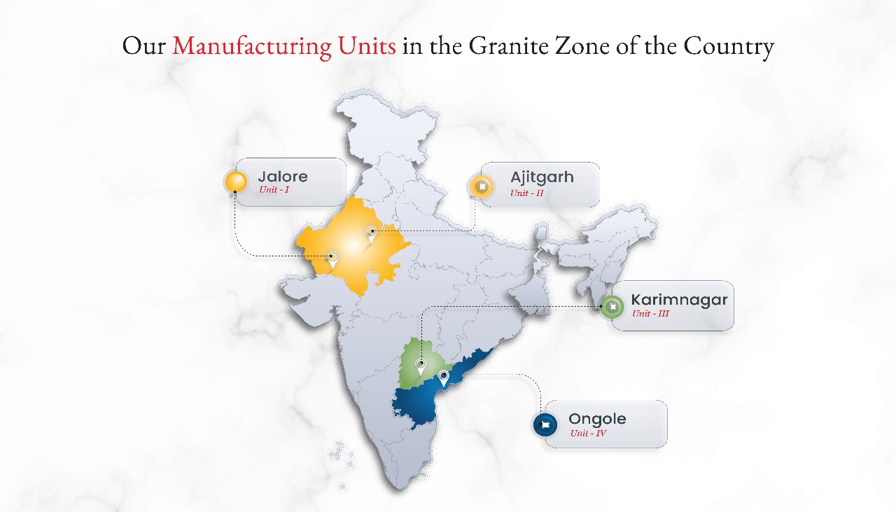 Our Manufacturing units in country