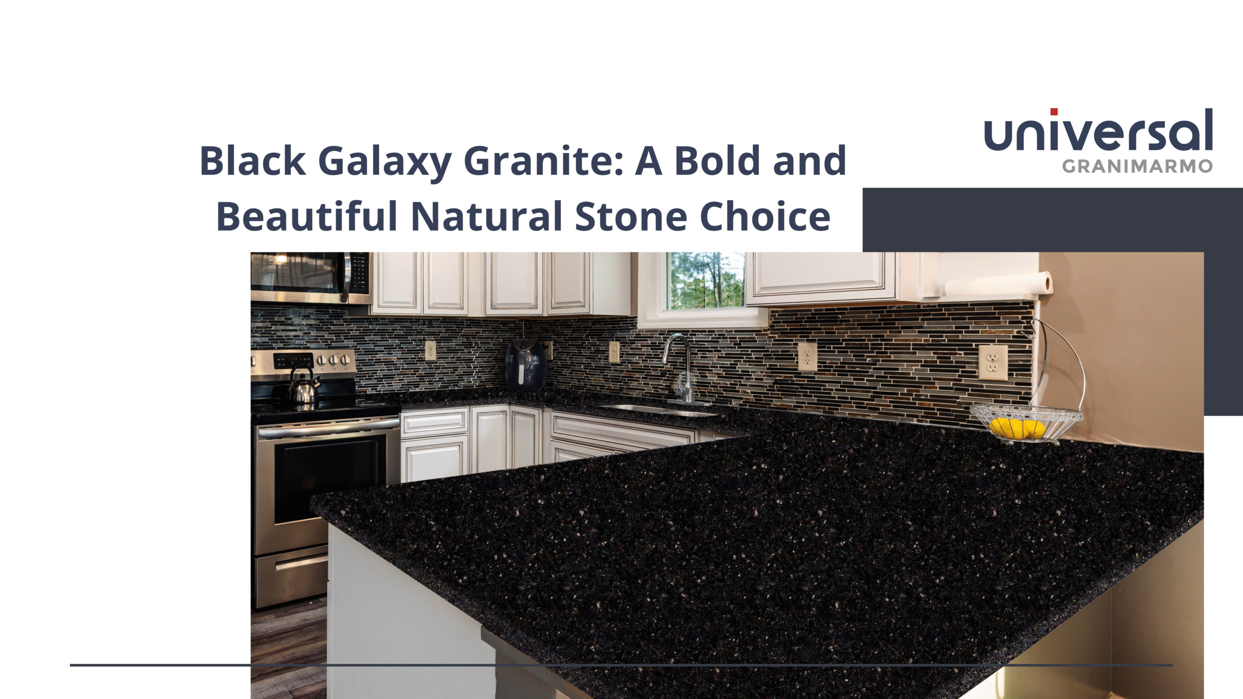 Black Galaxy Granite – A Stunning Natural Stone That Stands Out