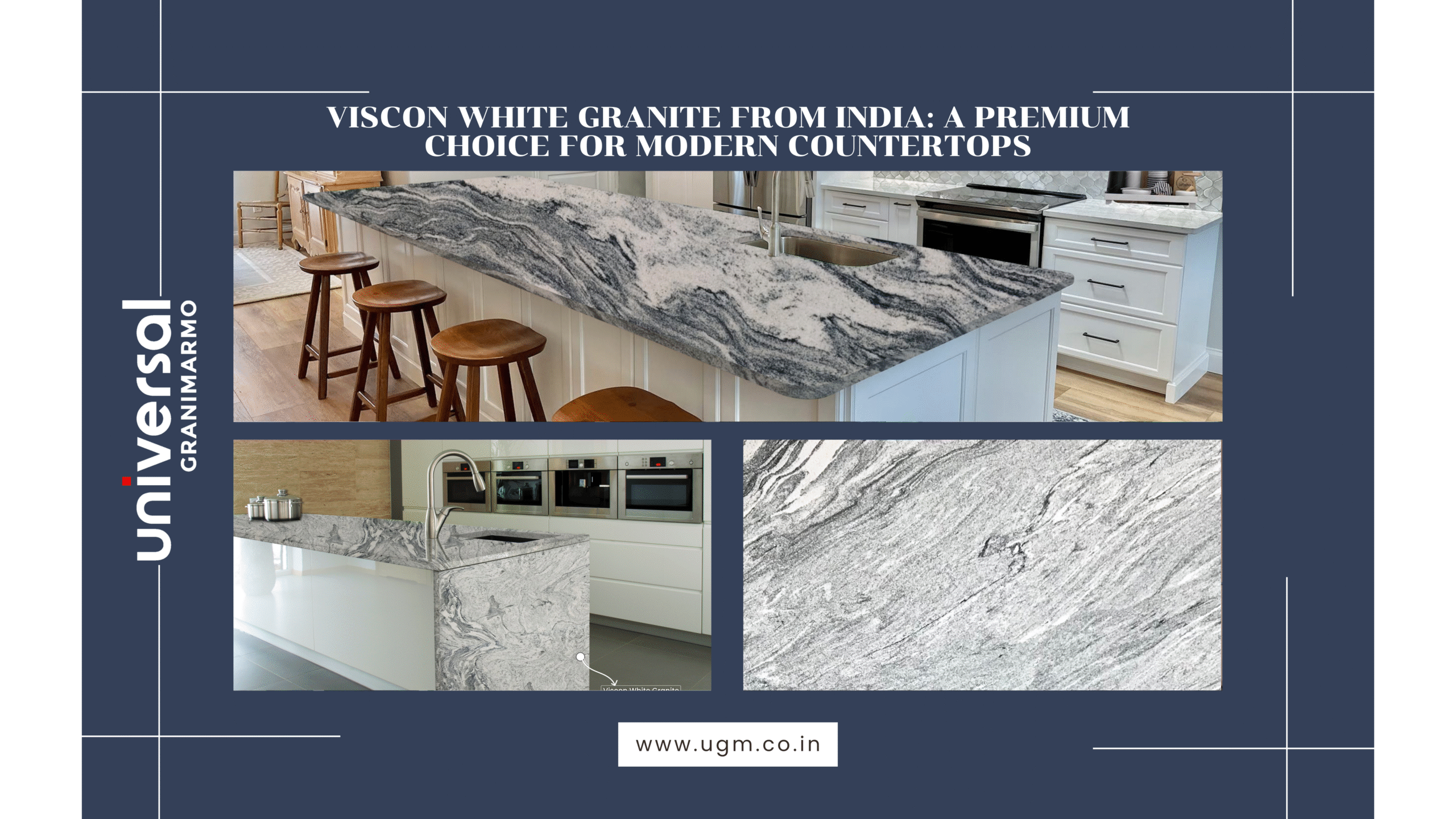 Viscon White Granite from India: A Premium Choice for Modern Countertops