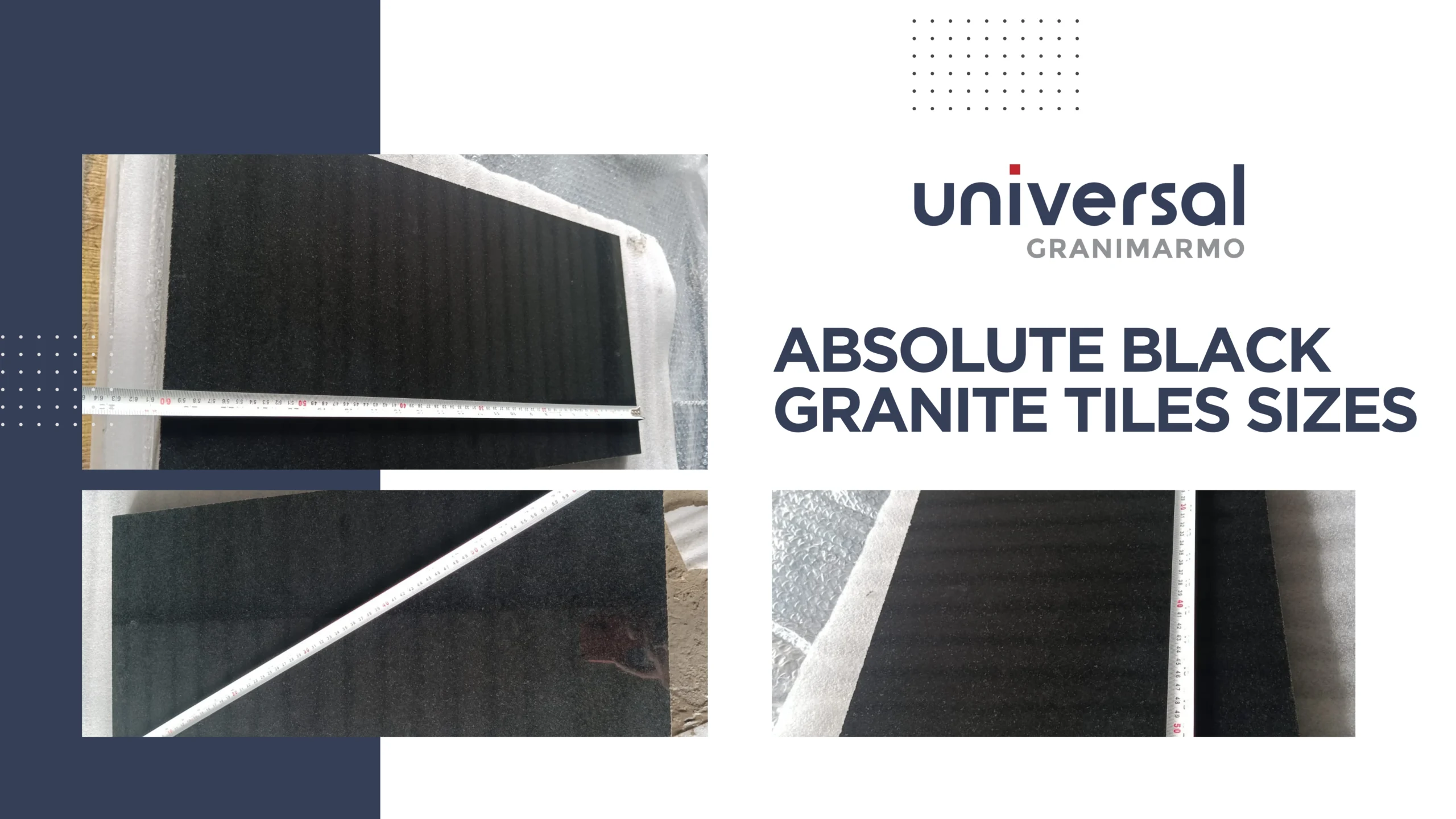 Absolute Black Granite Tiles Sizes details
