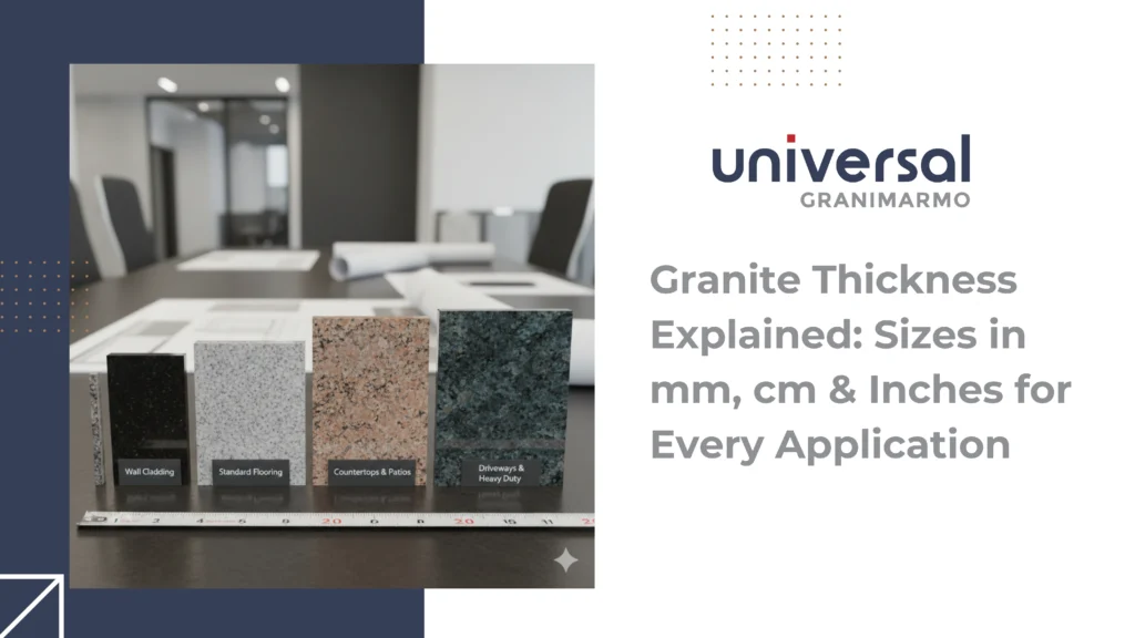 Granite Tile Size Thickness Explained: Sizes in mm, cm & Inches for Every Application