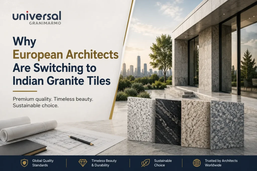 Why European Architects Are Switching to Indian Granite Tiles