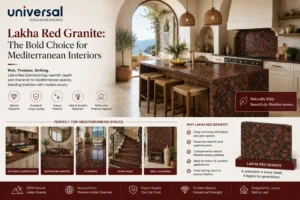 Lakha Red Granite: The Bold Choice for Mediterranean Interiors