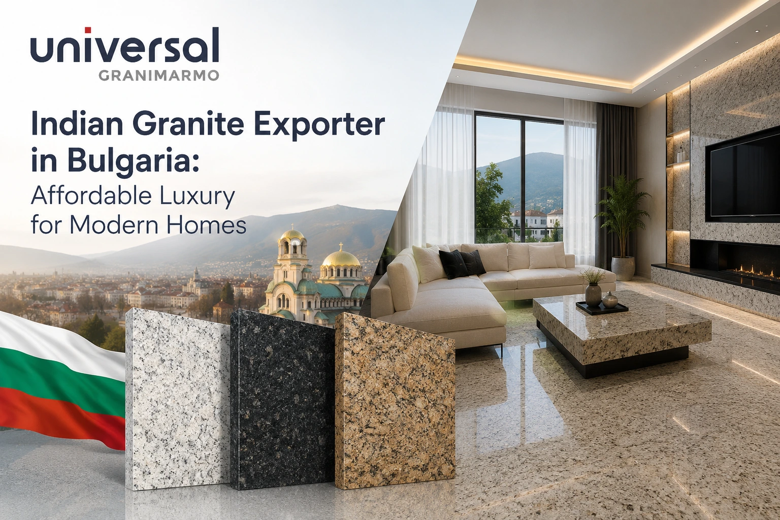 Indian Granite Exporter in Bulgaria: Affordable Luxury for Modern Homes