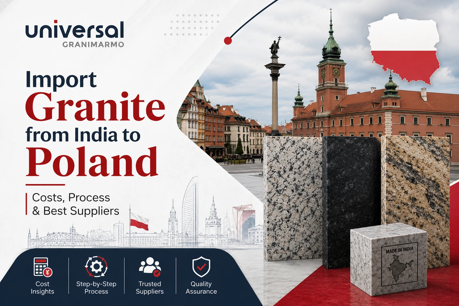 Import Granite from India to Poland: Costs, Process & Best Suppliers