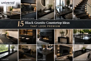 15 Black Granite Countertop Ideas That Look Premium