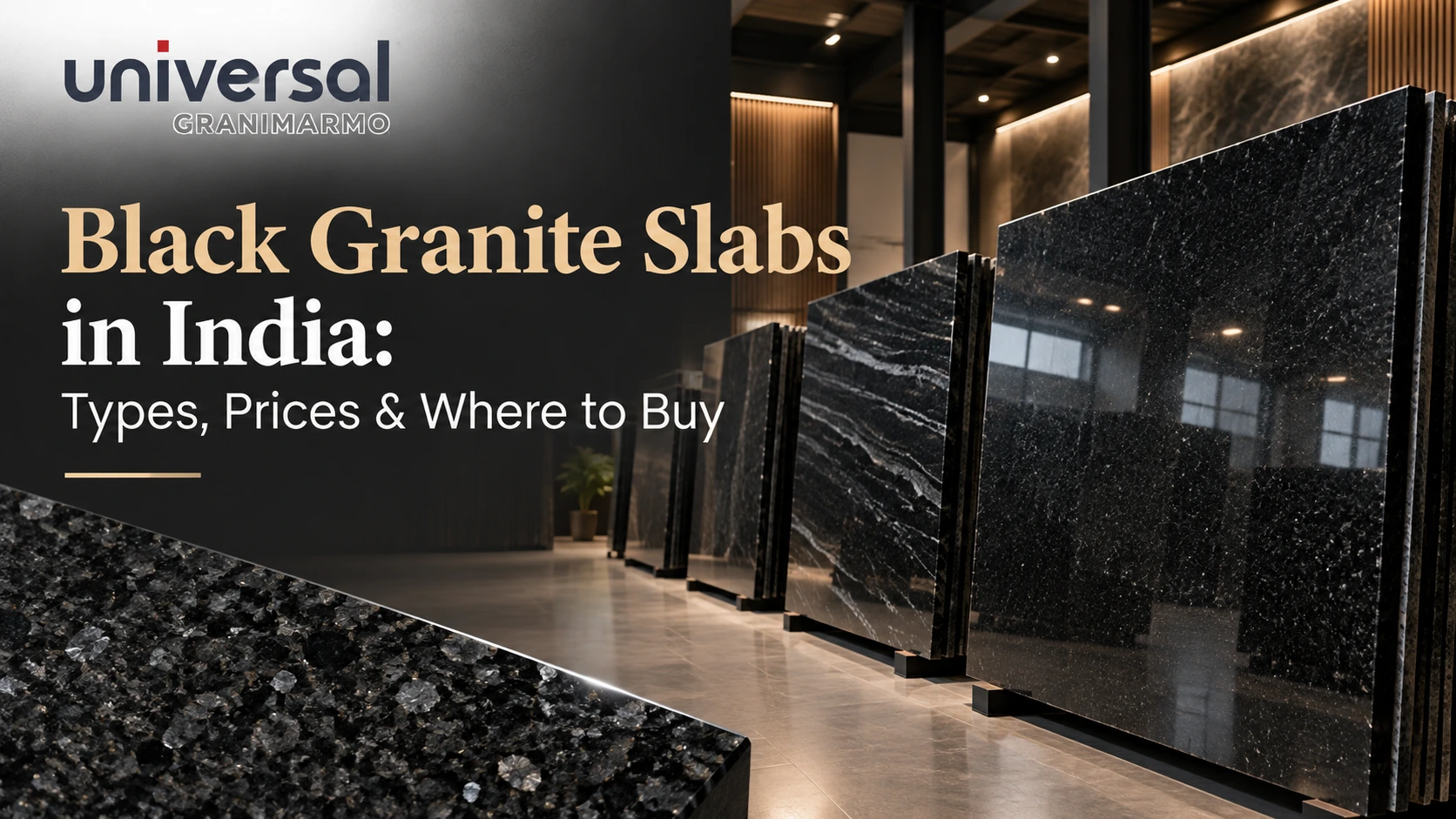 Black Granite Slabs in India: Types, Prices & Where to Buy